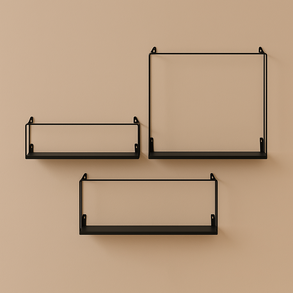 House Nordic, Ulmo Wandplankenset, Staal, Zwart